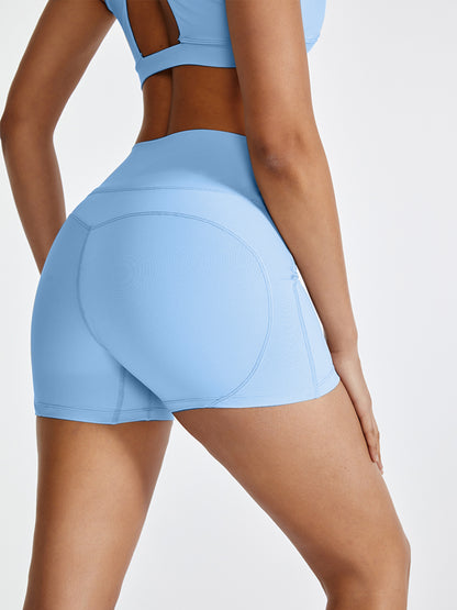 High Waist Active Shorts 