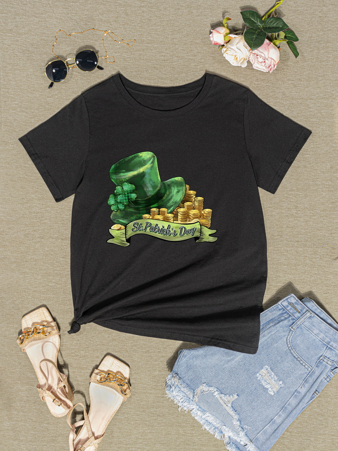 ST. PATRICK'S DAY Round Neck T-Shirt 