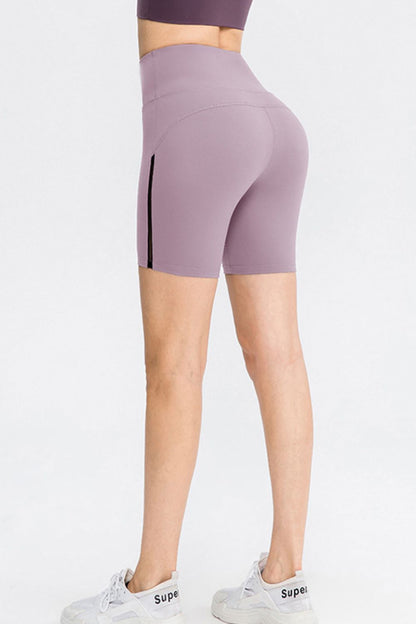 Wide Waistband Sports Shorts 