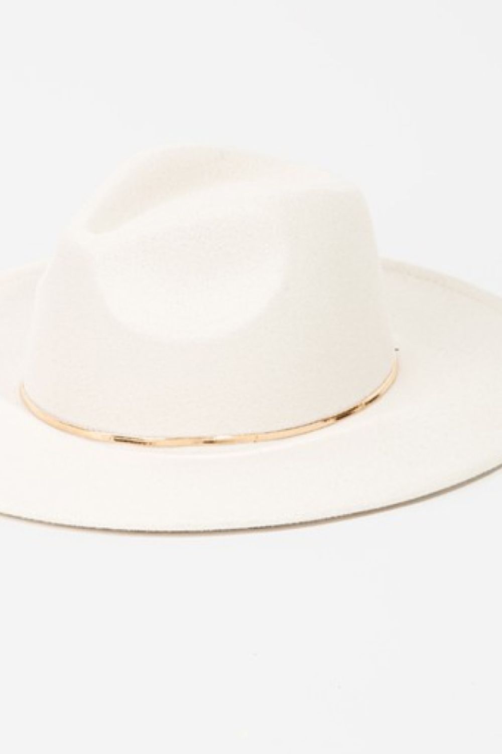 Fame Slice of Chic Herringbone Chain Fedora 