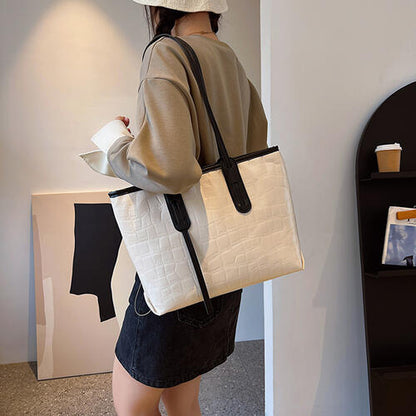 PU Leather Tote Bag 