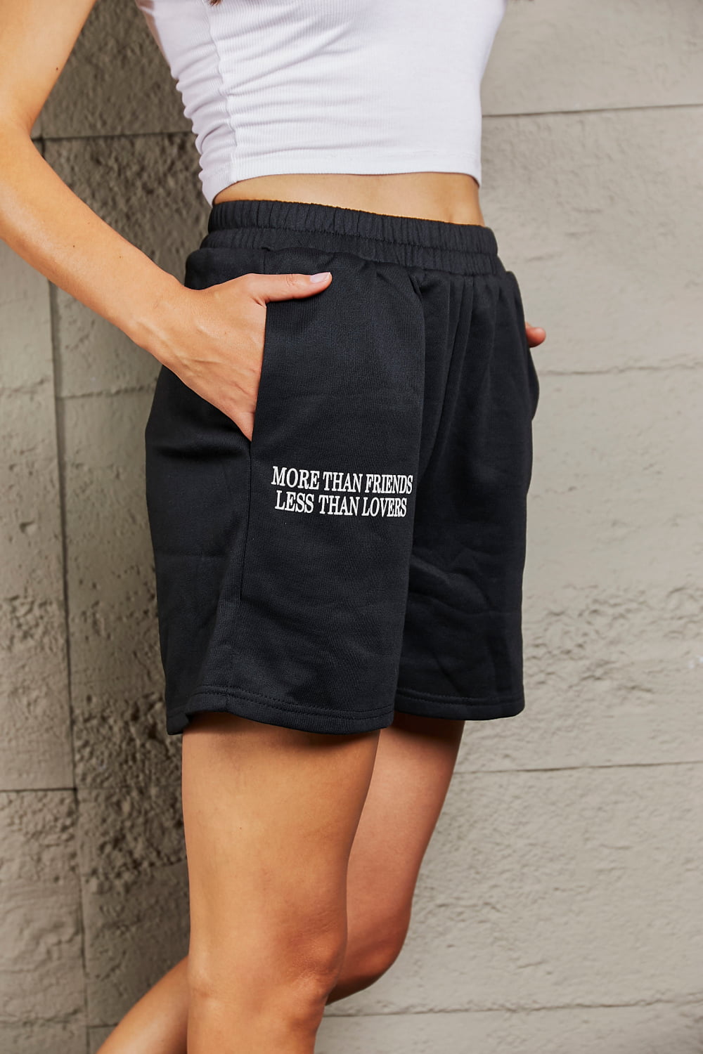 MORE THAN FRIENDS LESS THAN LOVERS Shorts 