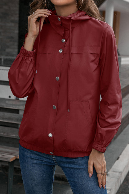 Button-Down Long Sleeve Sports Jacket 