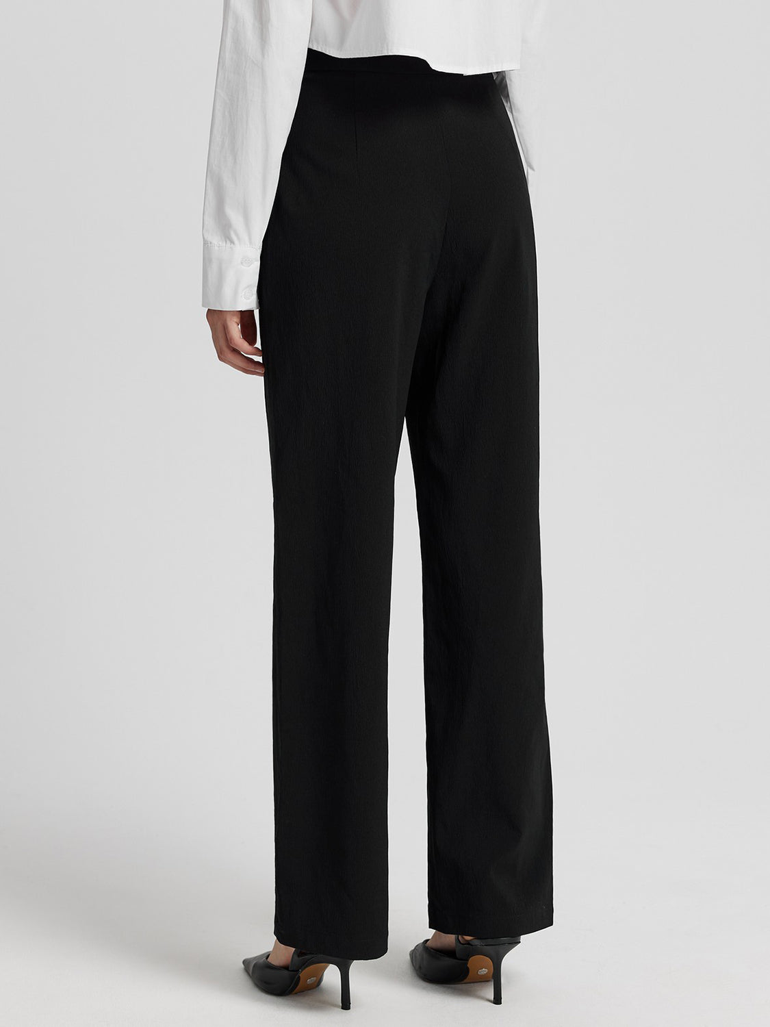 High Waist Straight Pants 