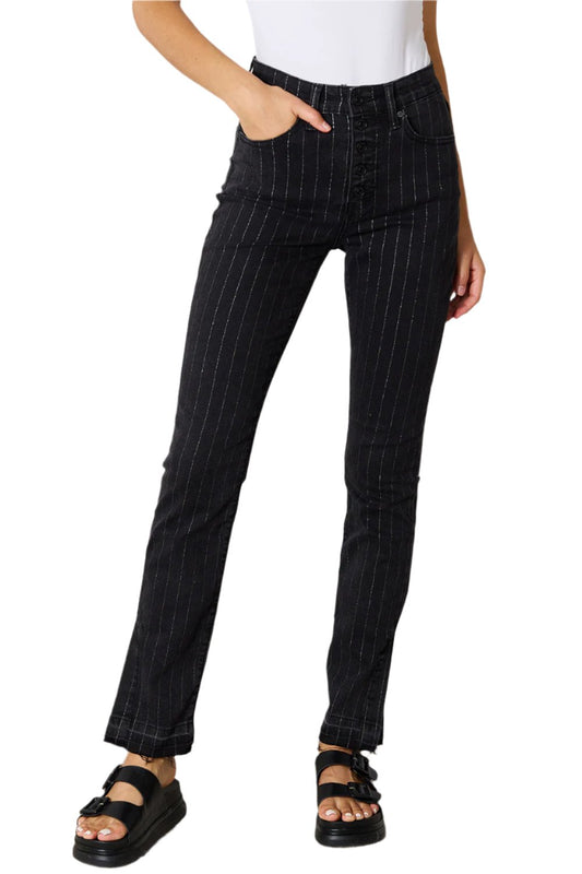 Kancan Striped Pants with Pockets 