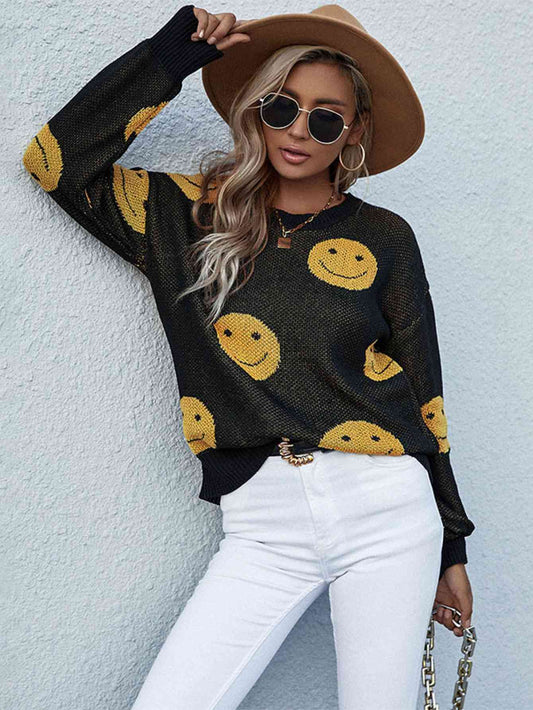 Smiley Face Sweater 