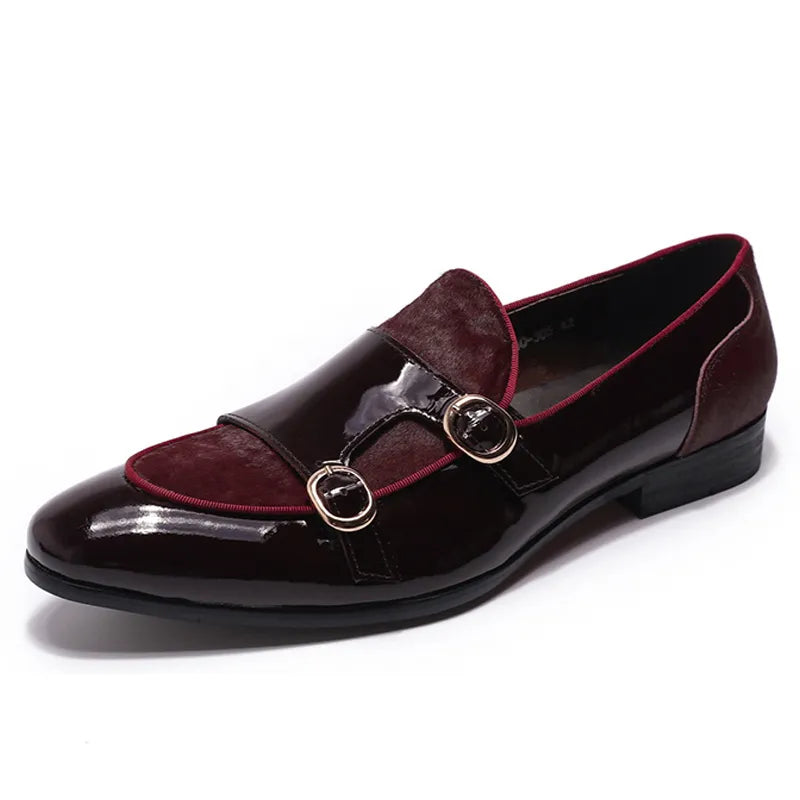 FELIX CHU Mens Wedding Loafers Gentlemen Party Dress Shoes