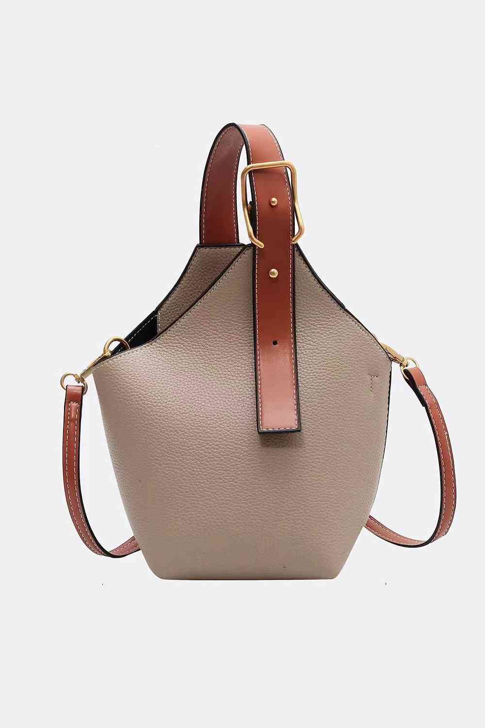 Fashion PU Leather Bucket Bag 