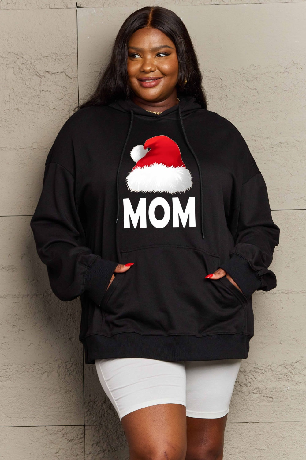 Simply Love Full Size MOM Graphic Hoodie 