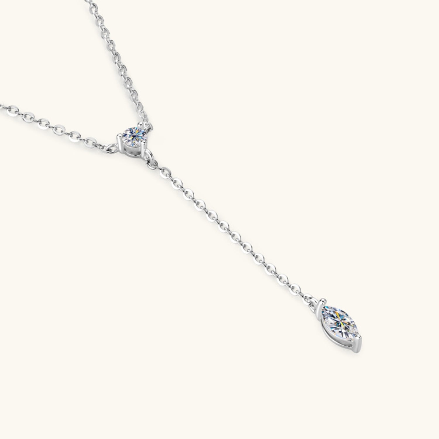 Moissanite 925 Sterling Silver Necklace 