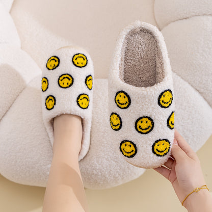 Melody Smiley Face Slippers 