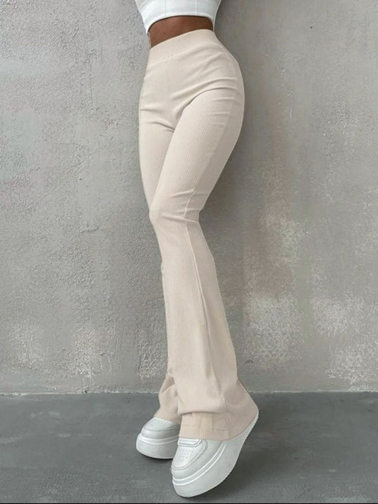 High Waist Flare Pants 