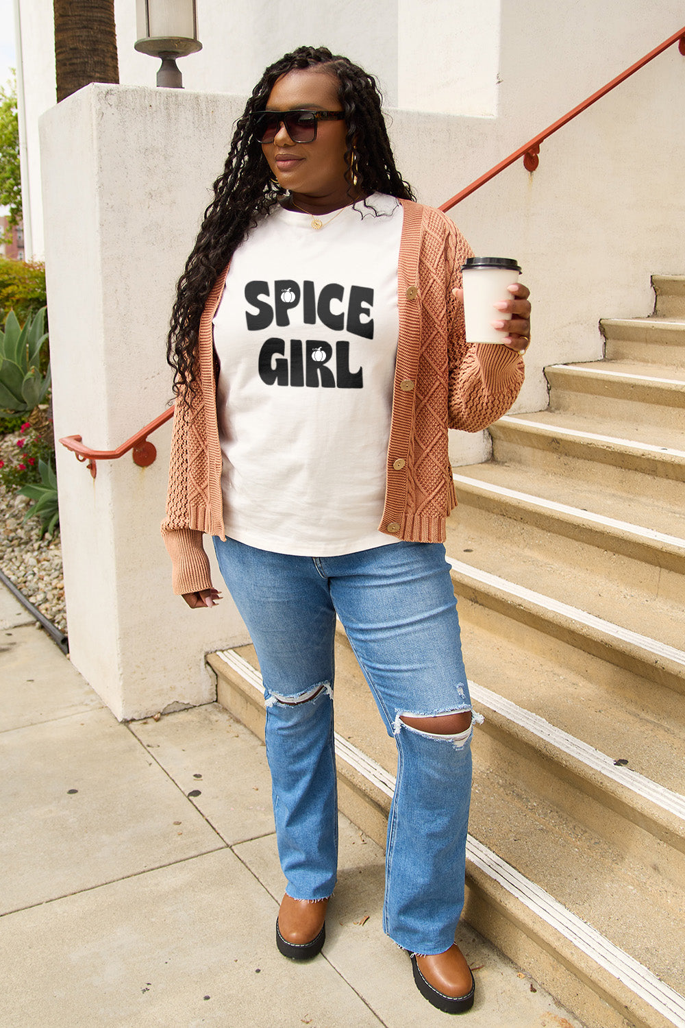 Simply Love Full Size SPICE GIRL Short Sleeve T-Shirt 