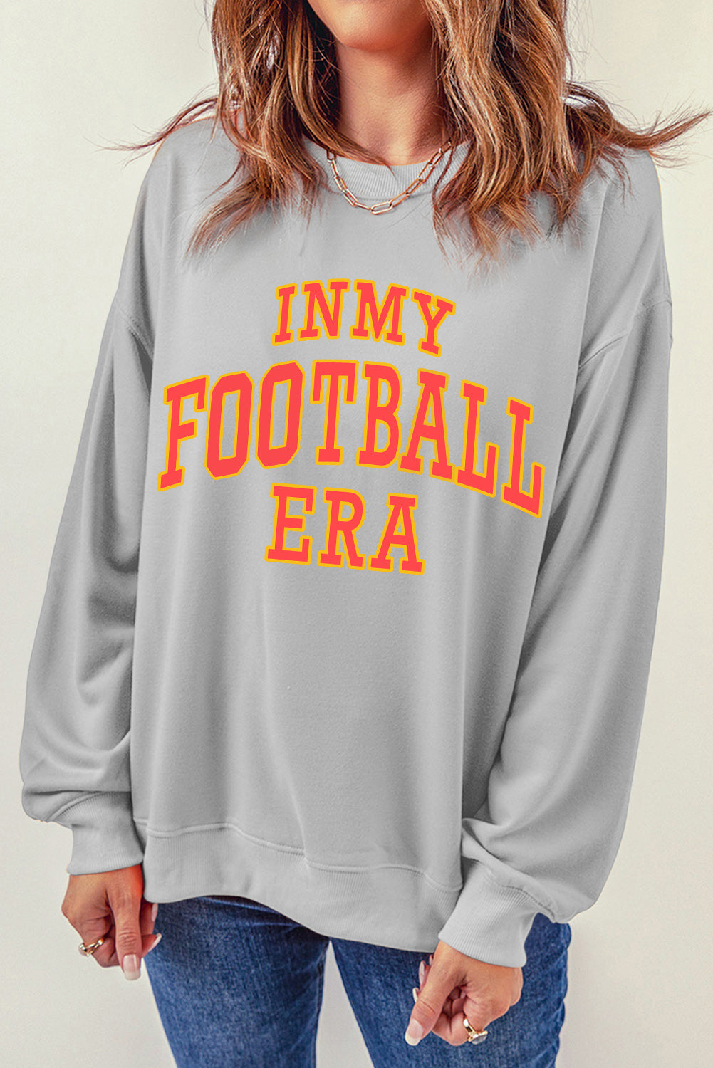 IN MY FOOTBALL ERA Round Neck Sweatshirt 