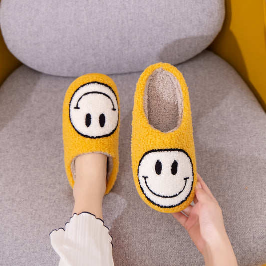 Melody Smiley Face Slippers - Babbazon Camisole