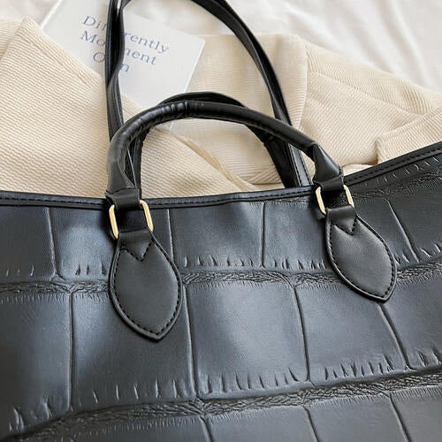 PU Leather Tote Bag 