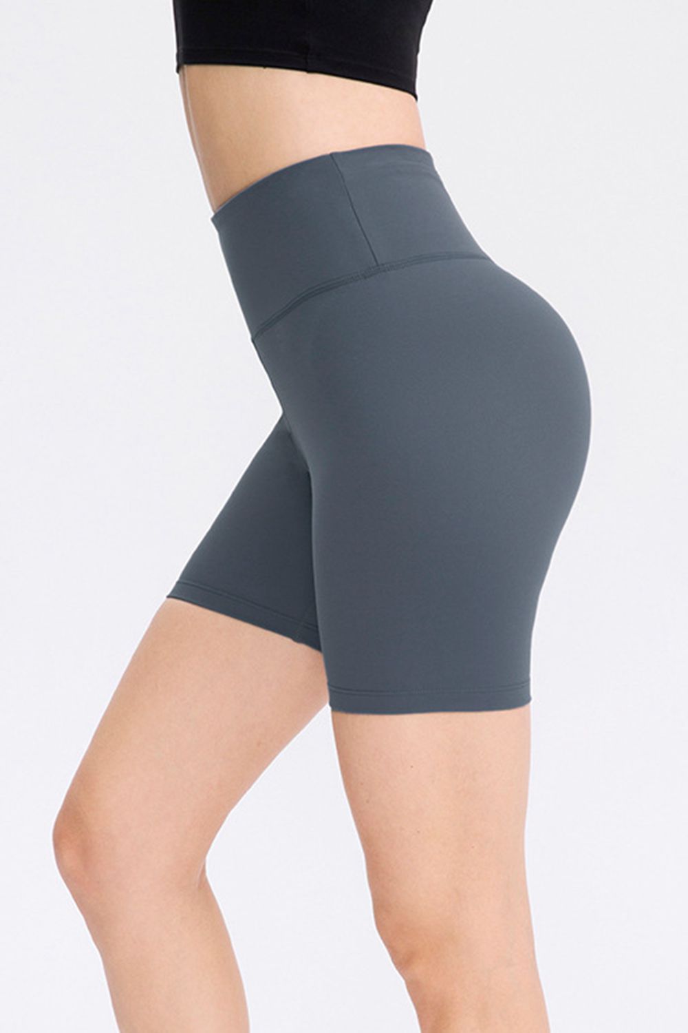 Wide Waistband Sports Shorts 