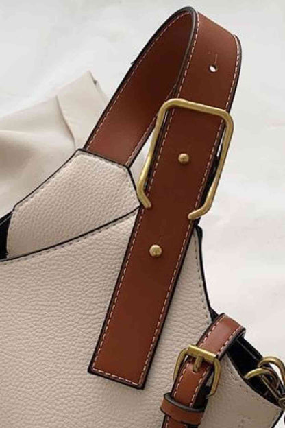 Fashion PU Leather Bucket Bag 