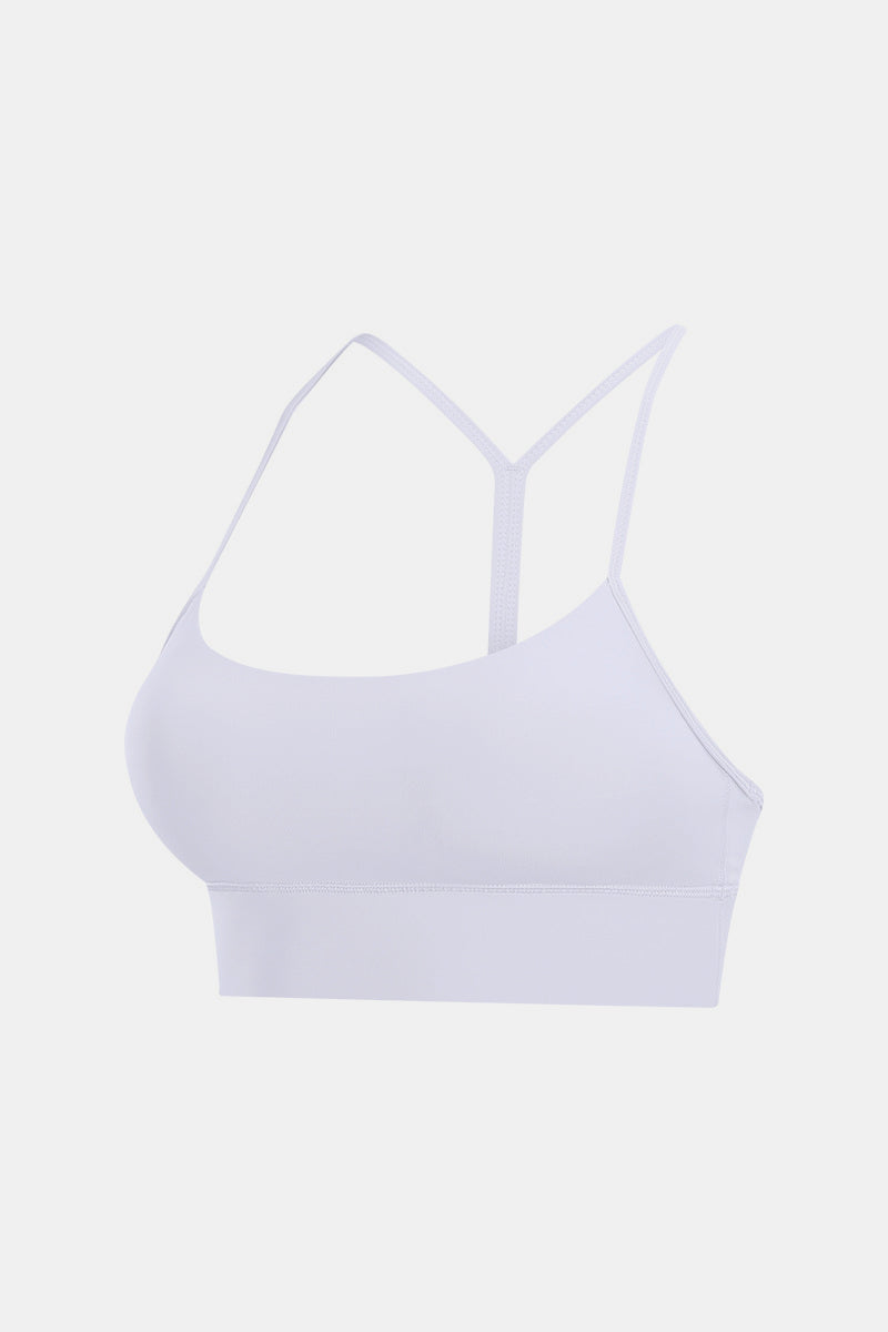 Y Back Yoga Bra Tops - Babbazon Tops