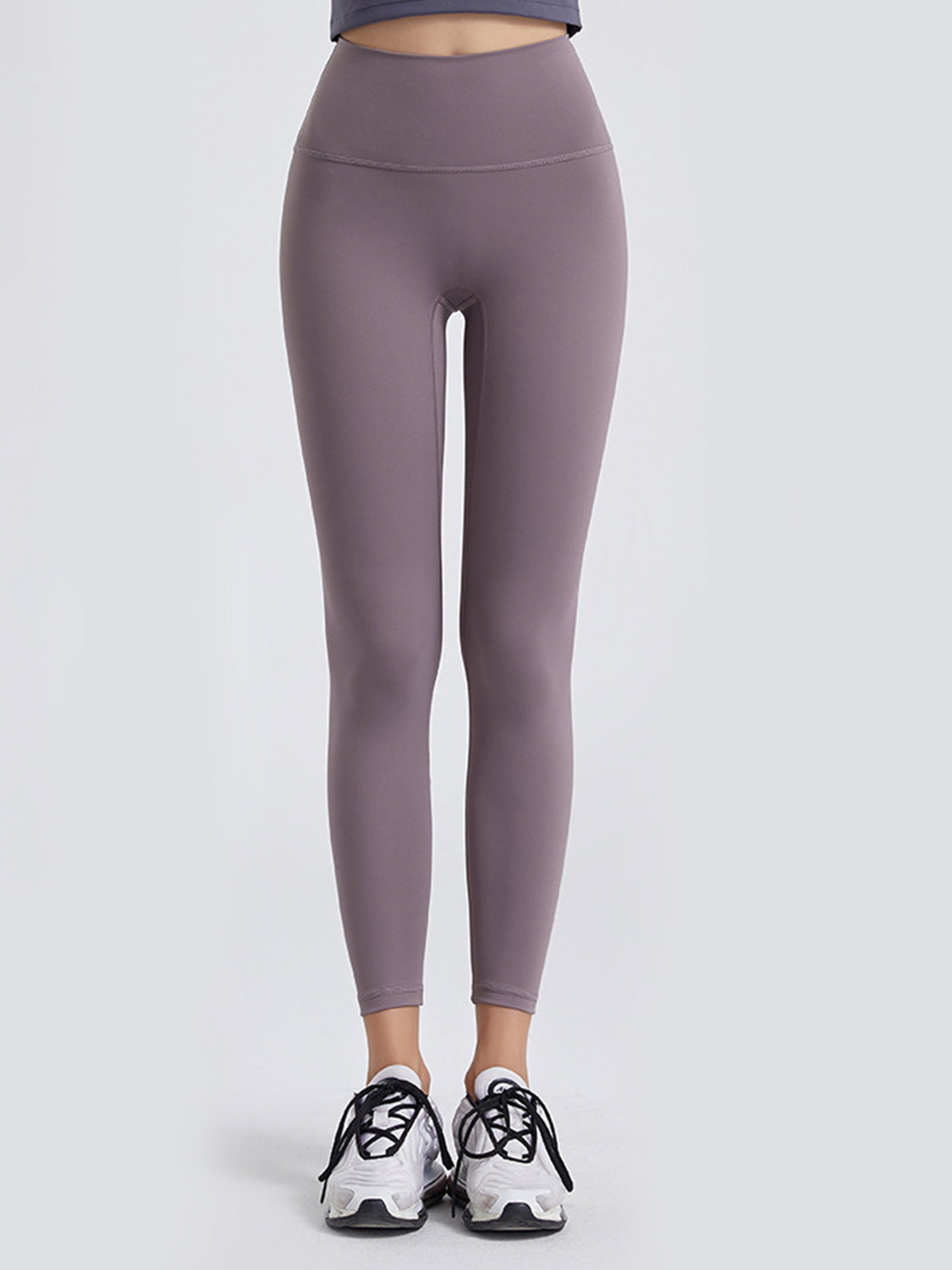 Wide Waistband Sports Leggings - Babbazon leggings