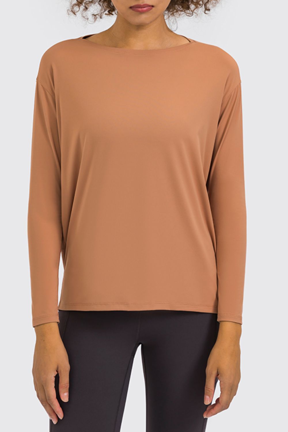 Loose Fit Active Top - Babbazon Tops