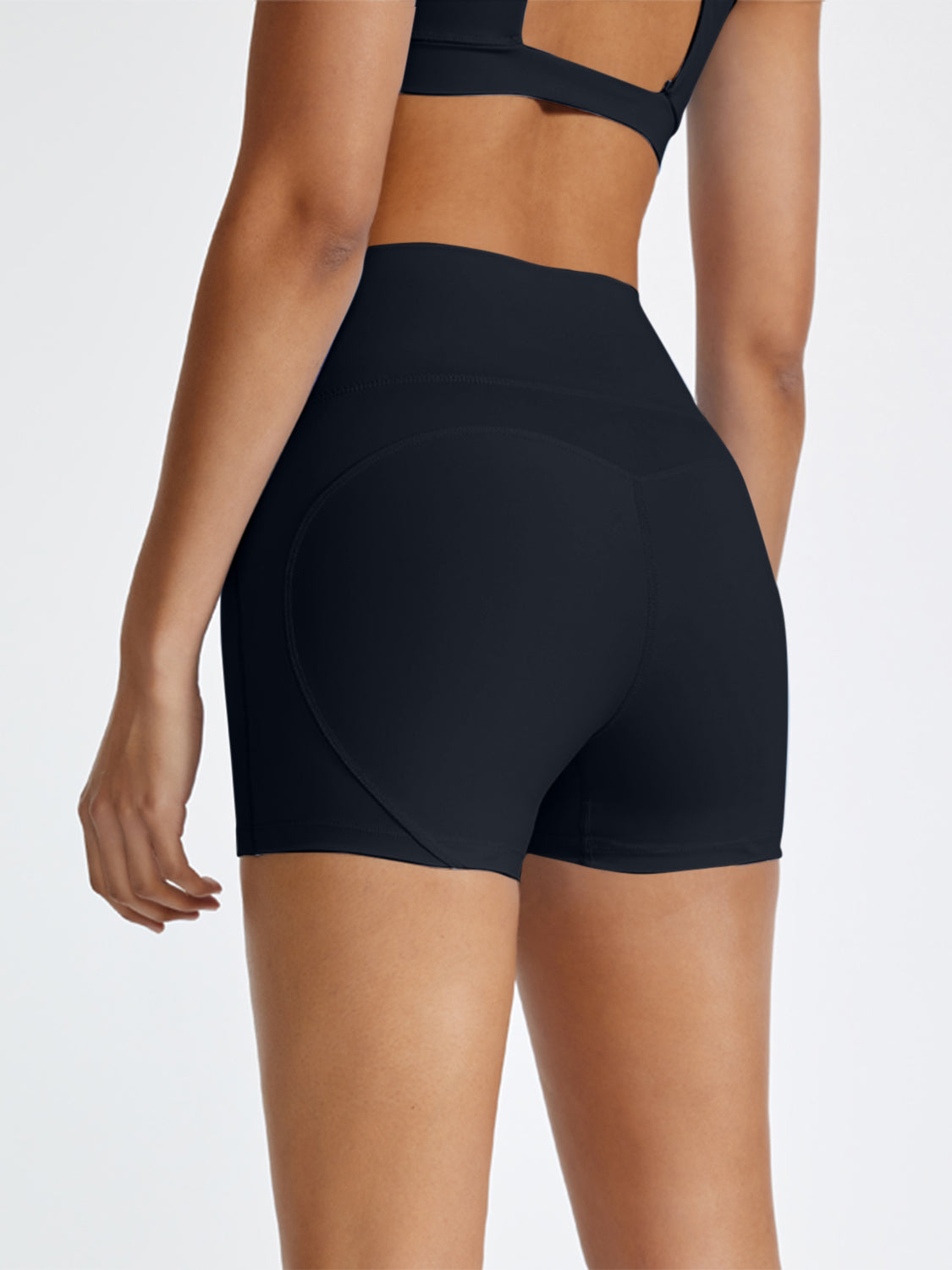 High Waist Active Shorts 