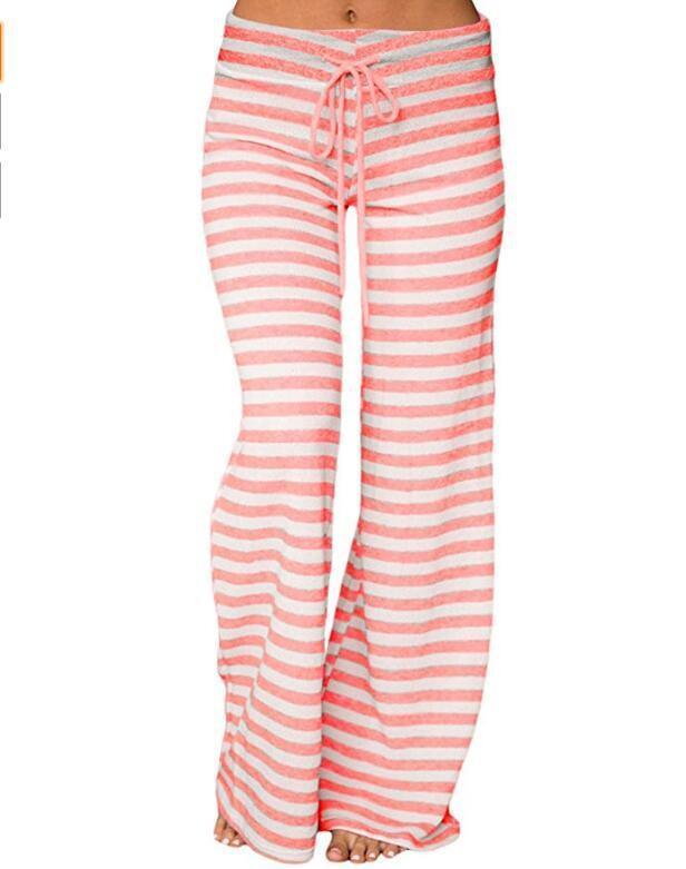 Fashion Versatile Comfortable Seasonal Women'S Striped Trousers 