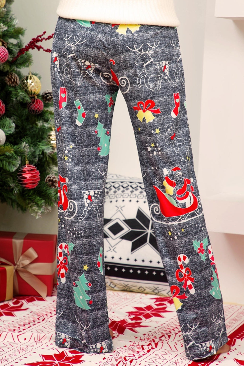 Christmas Straight Leg Pants 