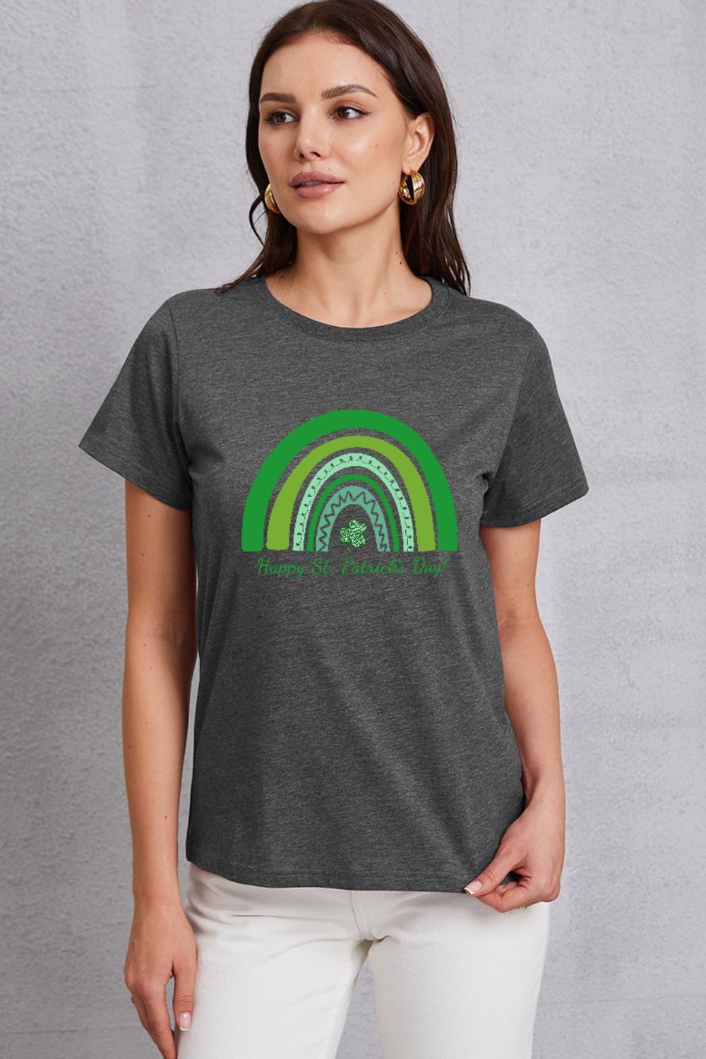 HAPPY ST. PATRICK'S DAY Round Neck T-Shirt 