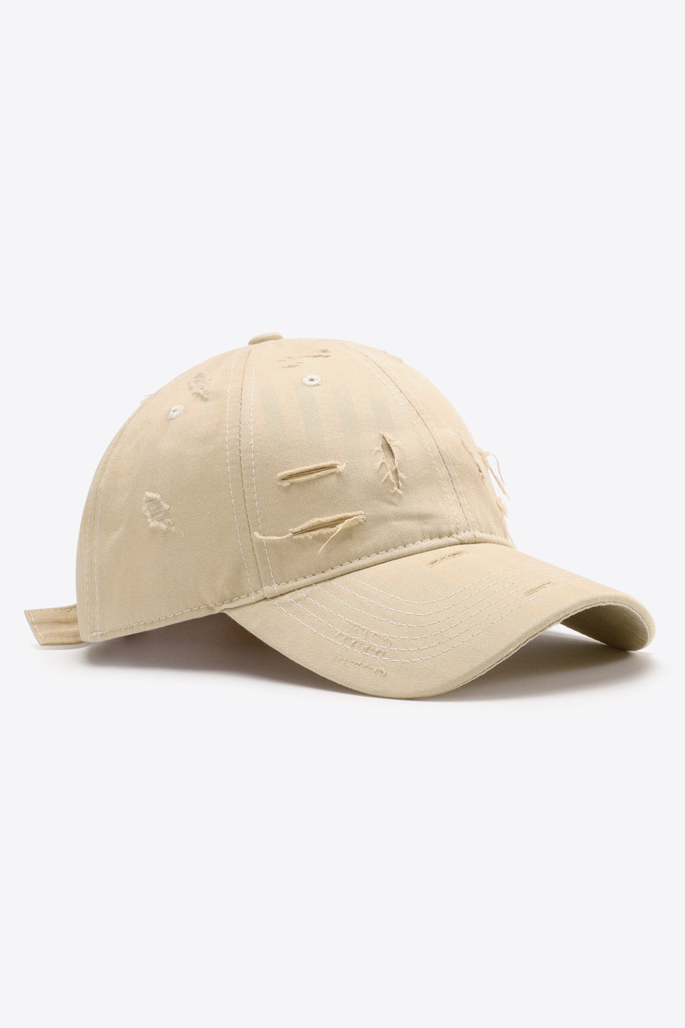 Distressed Adjustable Baseball Cap - Babbazon hats