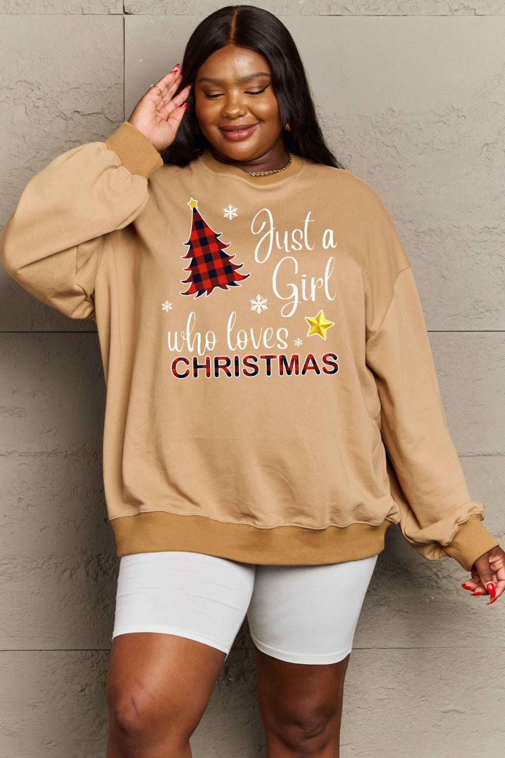 Simply Love Full Size Graphic Sweatshirt 