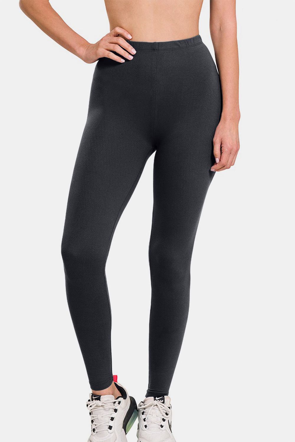 Zenana Premium Microfiber High Waist Leggings 