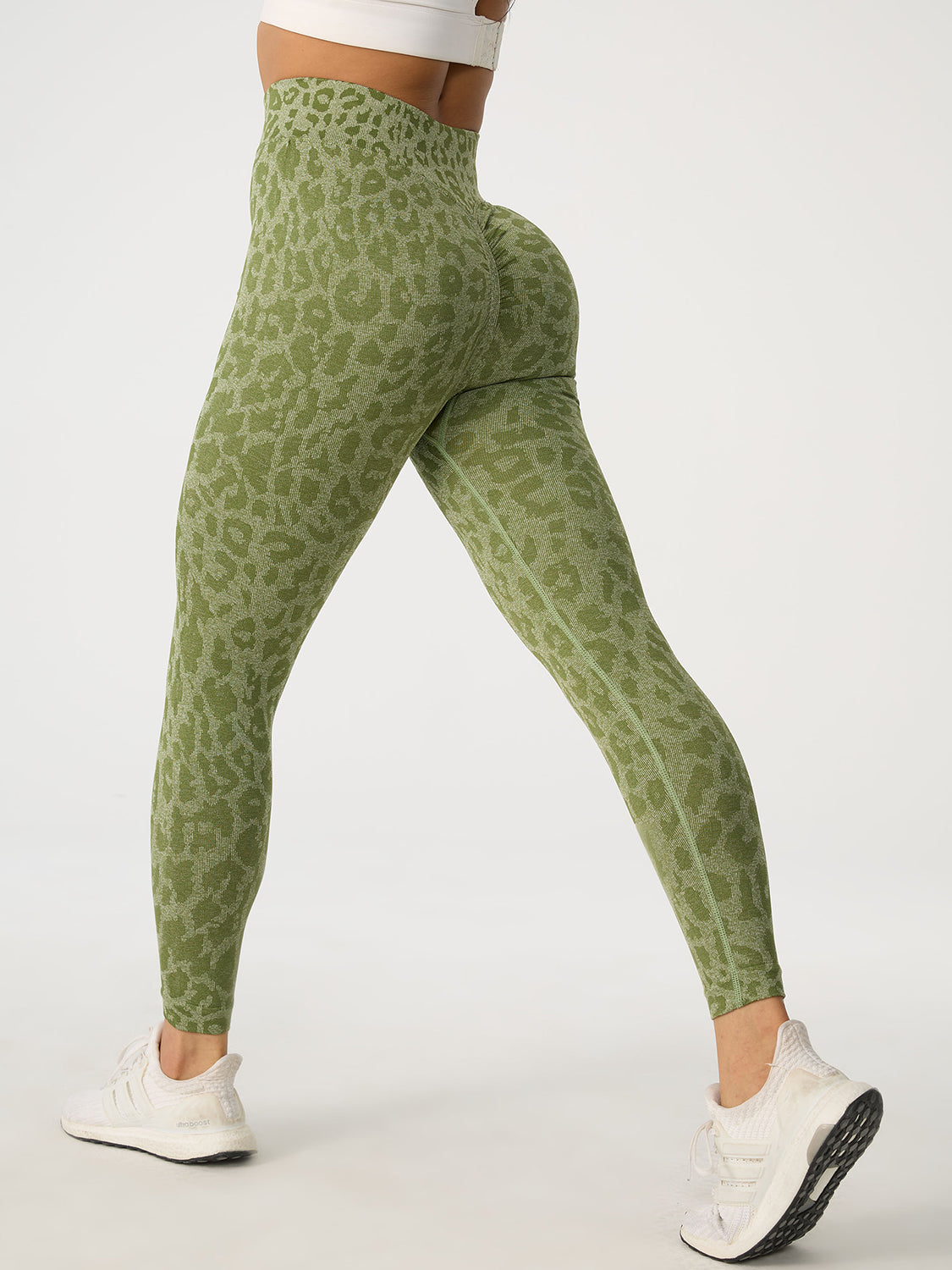 Leopard High Waist Active Pants 