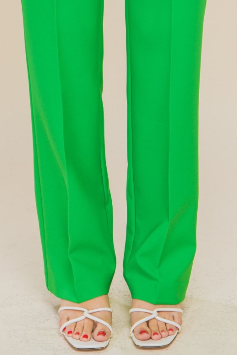 LOVE TREE High Waist Straight Pants 