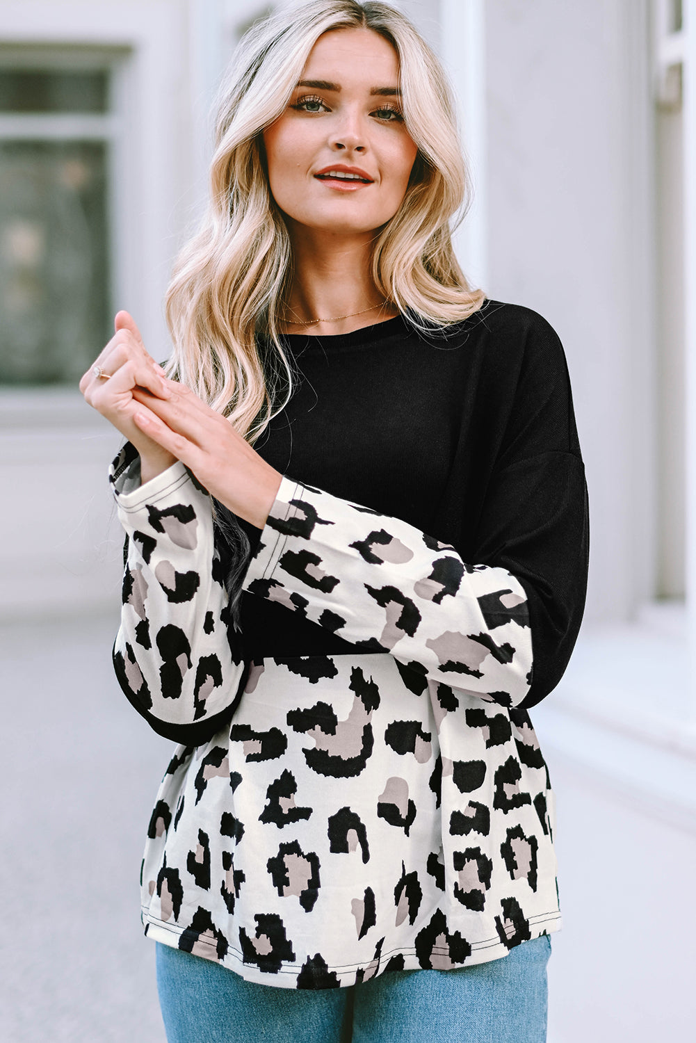 Leopard Long Sleeve T-Shirt 