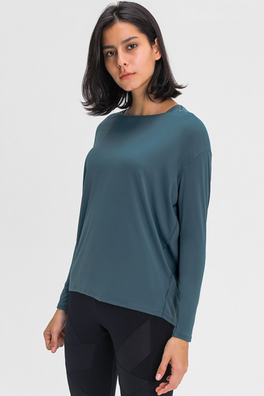 Loose Fit Active Top - Babbazon Tops