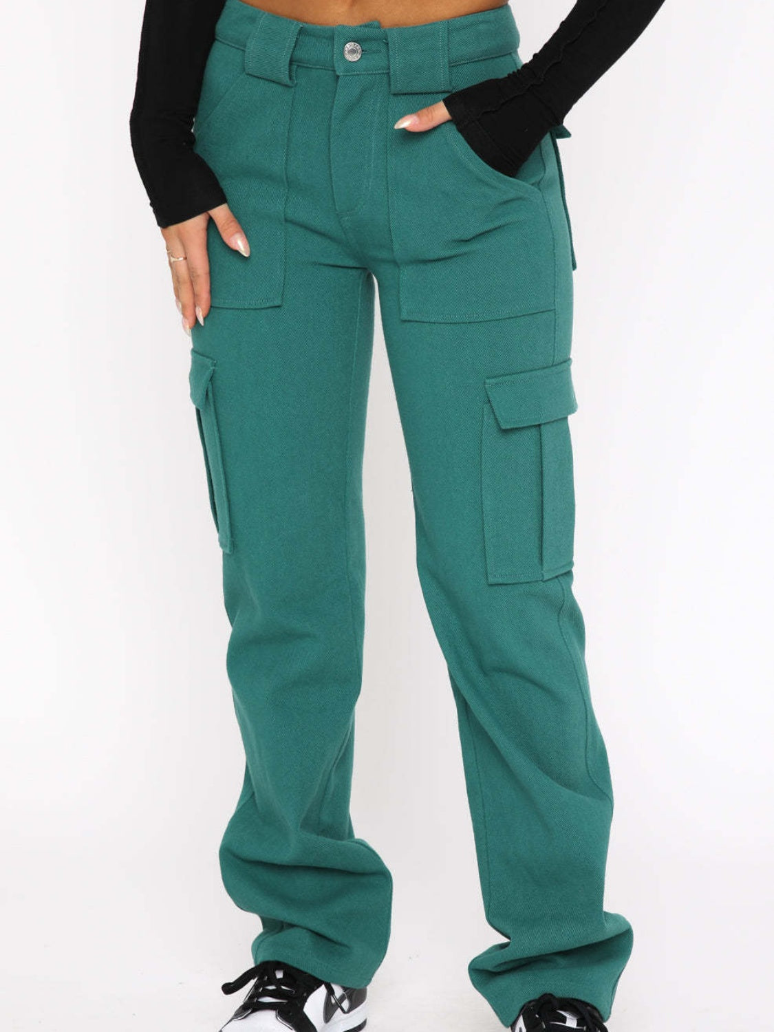 Straight Leg Cargo Pants 