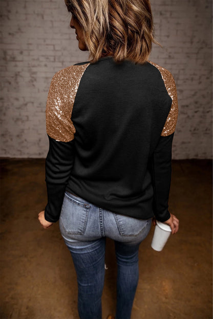 Sequin Nutcracker Long Sleeve Sweatshirt 