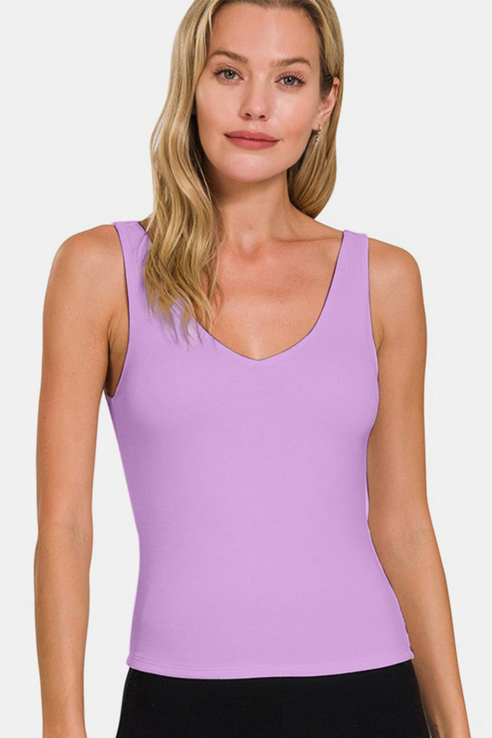 Zenana V-Neck Slim Tank 