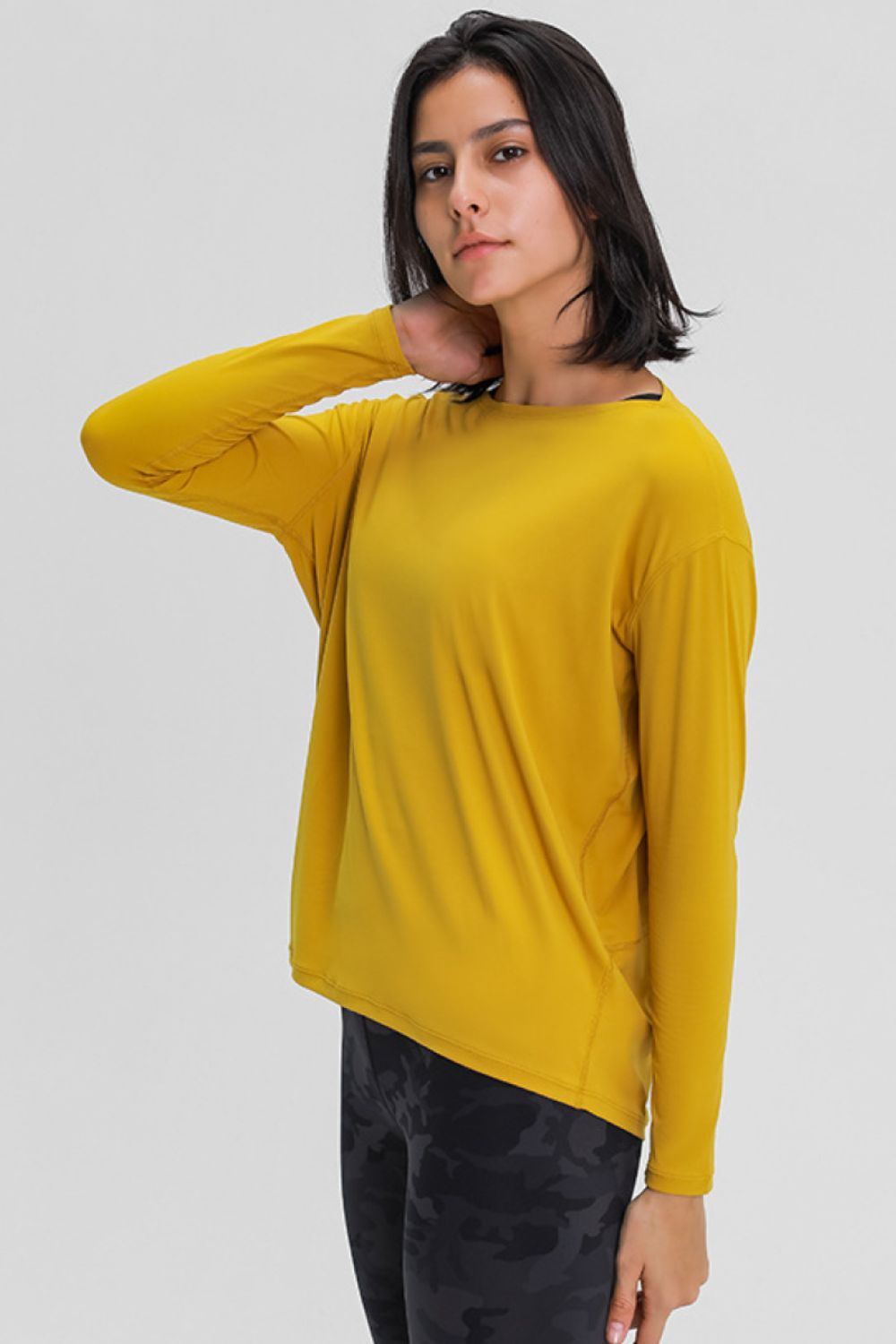 Loose Fit Active Top - Babbazon Tops