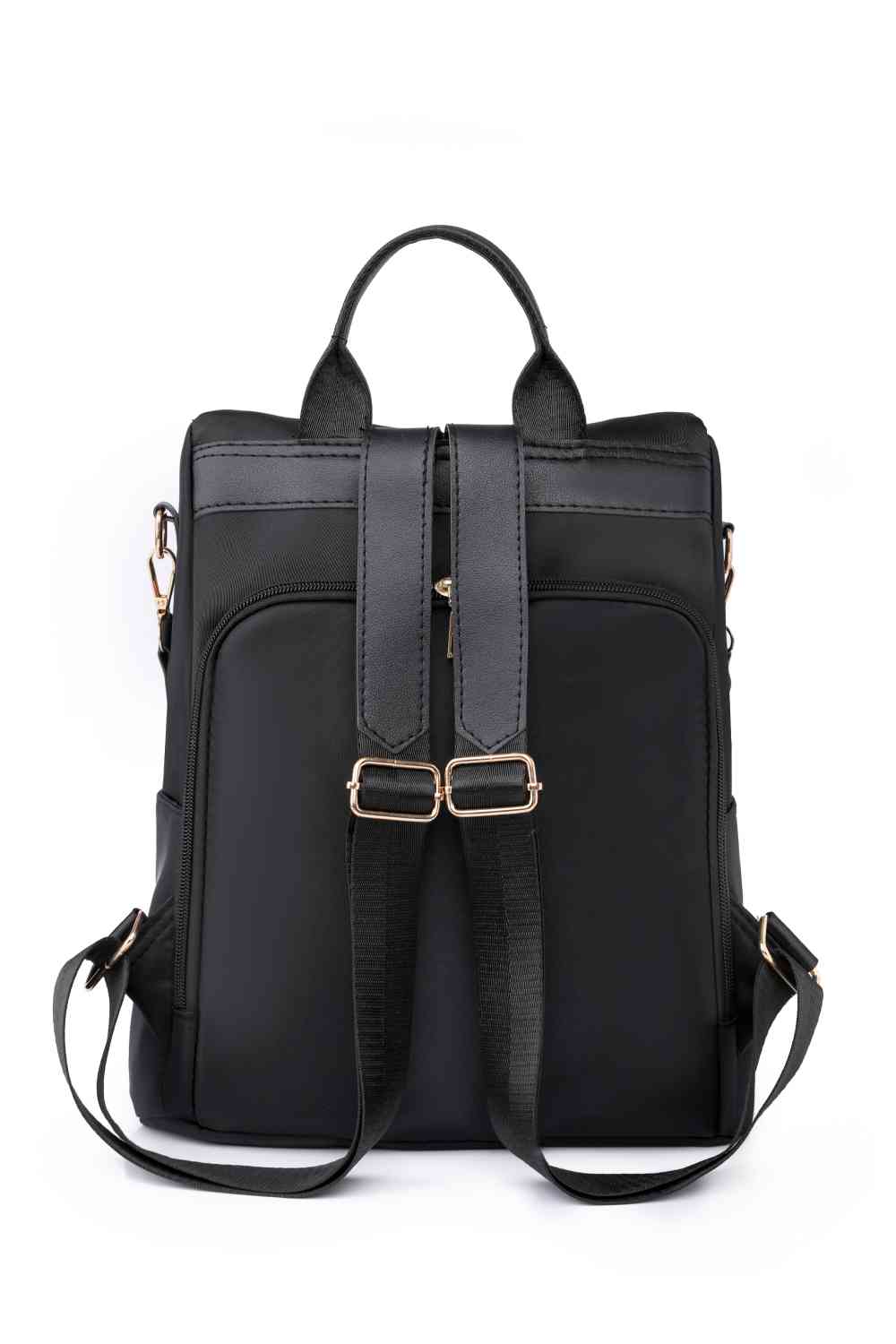 Zipper Pocket Beaded Backpack 