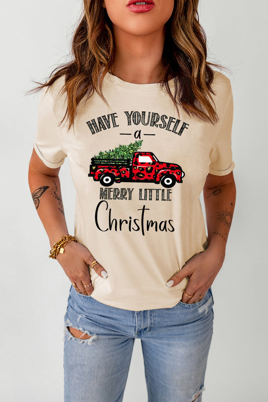 HAVE YOURSELF A MERRY LITTLE CHRISTMAS Short Sleeve T-Shirt - Babbazon Tops