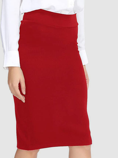 High Waist Wrap Skirt 