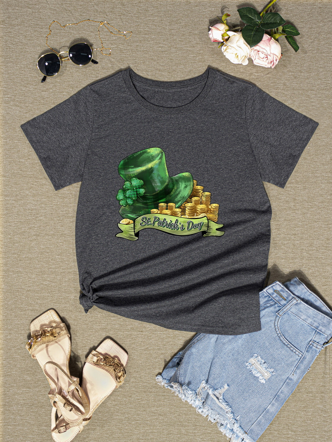 ST. PATRICK'S DAY Round Neck T-Shirt 