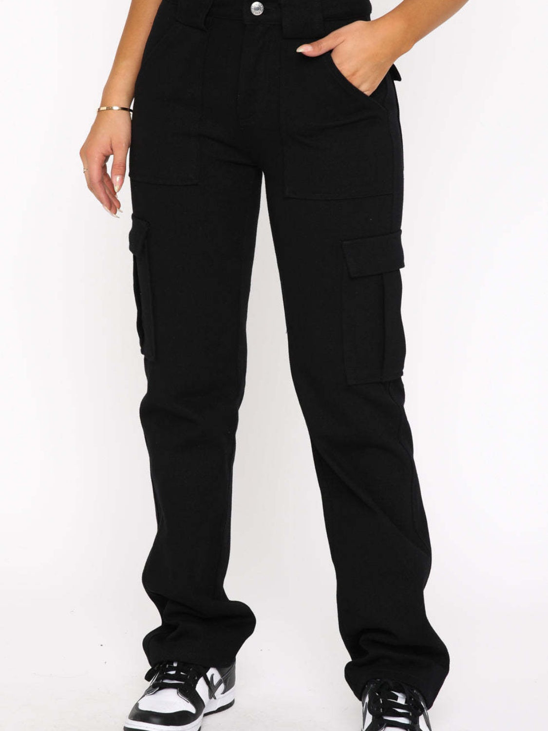 Straight Leg Cargo Pants 