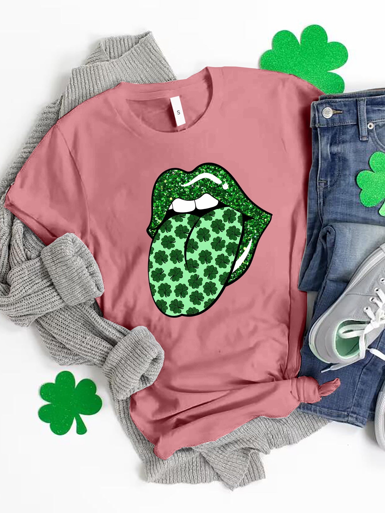 Saint Patrick's Day Round Neck T-Shirt 