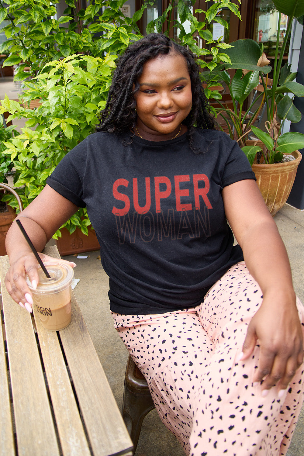 Simply Love Full Size SUPERWOMAN Short Sleeve T-Shirt 