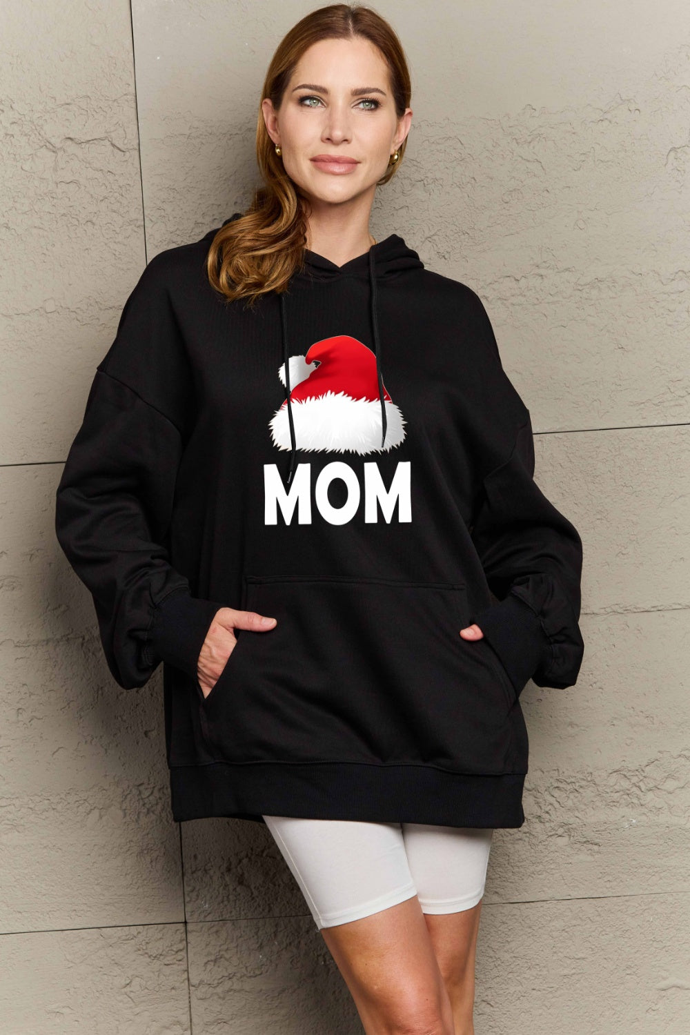 Simply Love Full Size MOM Graphic Hoodie 