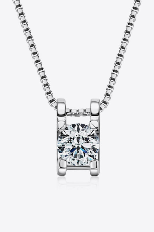 Moissanite 925 Sterling Silver Necklace 