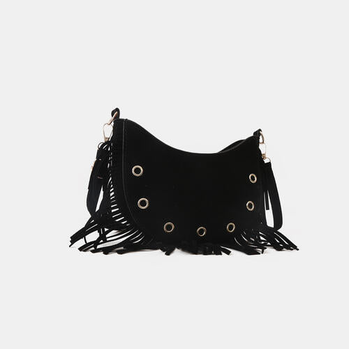 Fringe Detail Crossbody Bag